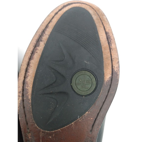 G H BASS & CO WEEJUN TWO Tone BLACK AND BROWN KILTIE TASSEL LOAFERS SIZE 11 D - Picture 16 of 16